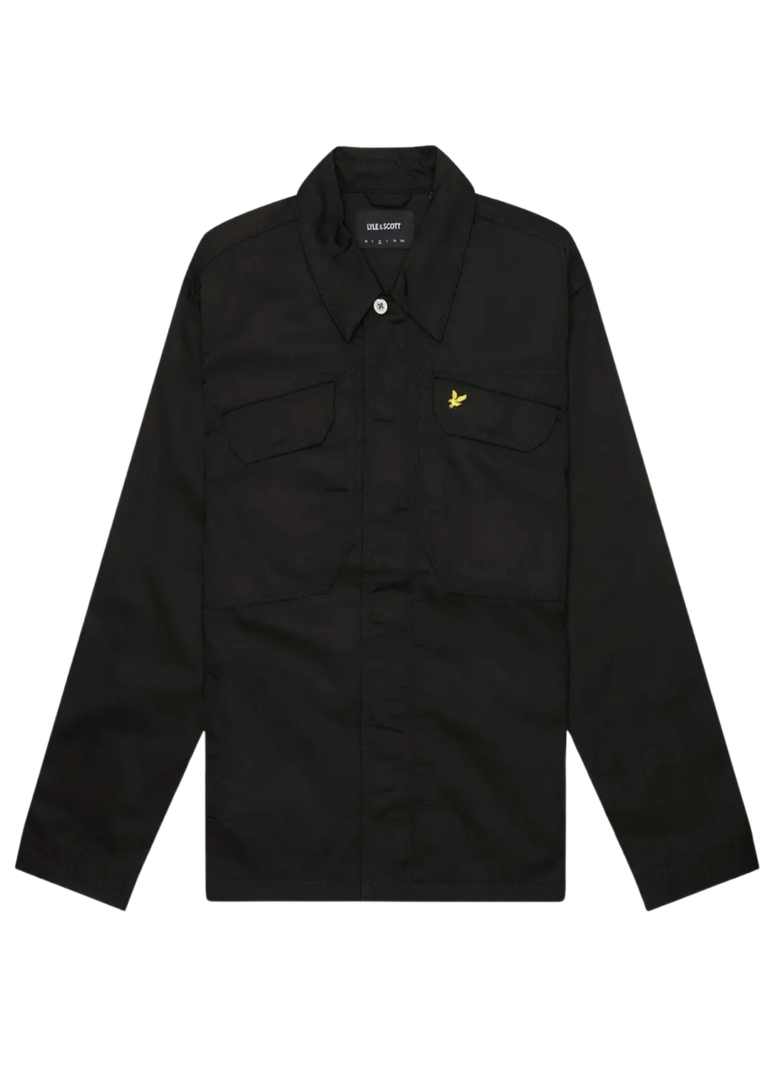 Lyle & Scott Multi Pocket Overshirt in Jet Black – Empire Premium